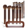 14-Piece Makeup Brush Set with Cosmetic Bag – Soft Bristles, Professional Beauty Brushes